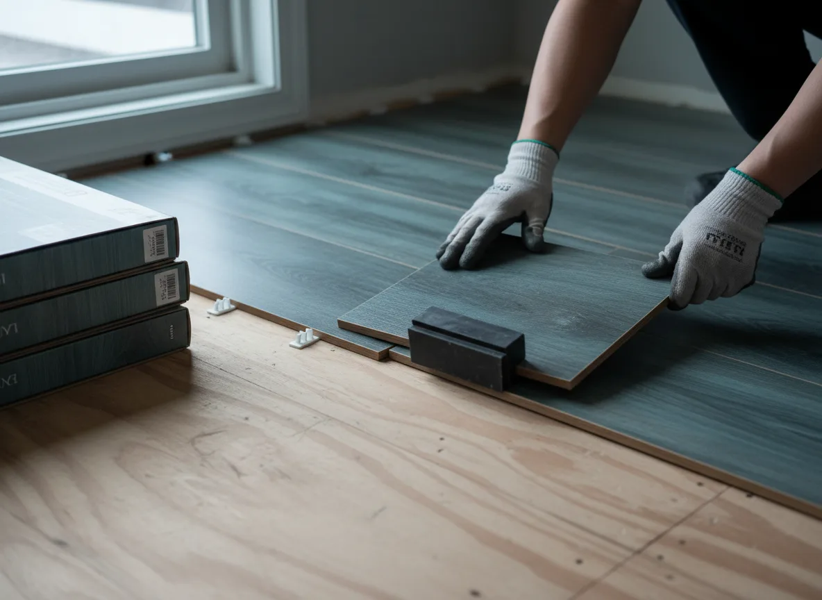 Luxury Vinyl Plank Installation company in Ellendale, ND